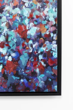 Obraz 3-elementowy Kolorowy Do Salonu Ręcznie Malowane Detale 240x160 Cm