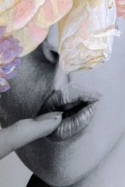 Obraz Flower Lady Pastel 117x154 Cm Kolorowy