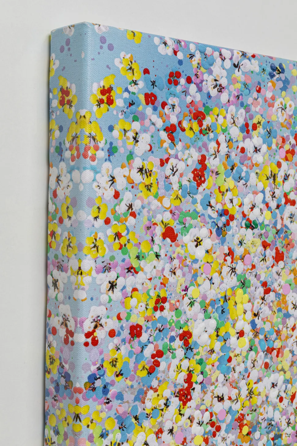 Obraz Kolorowy Słoń I Kwiaty 120x160 Cm