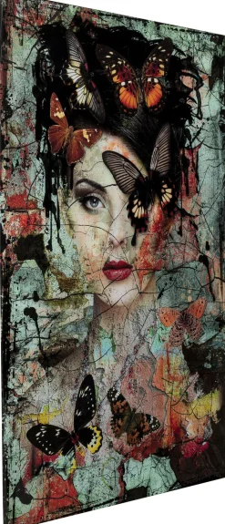Obraz Lady Butterfly 100x150 Cm Kolorowy