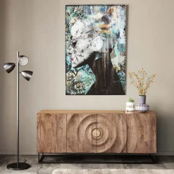 Obraz Lady Flower 100x150 Cm Kolorowy