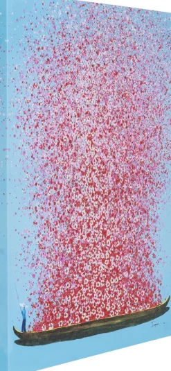 Obraz Touched Flower Boat 80x100 Cm Kolorowy