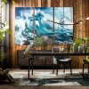 Obraz Triptychon Wave 240x160 Cm