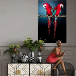Obraz Twin Parrot 80x120 Cm