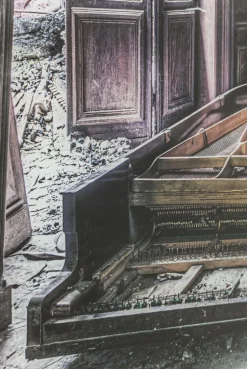 Obraz Vintage Piano Room 150x100 Cm