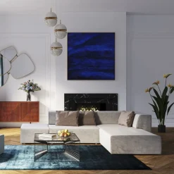 Otoman Infinity Chenille 182x117 Cm Szary Prawy