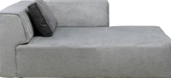 Otoman Infinity Chenille 182x117 Cm Szary Prawy