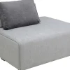 Otoman Infinity Chenille 120x100 Cm Szary