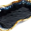 Półmisek Kamionkowy Ciemnoniebieski 26x17 Cm