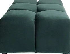 Podnóżek Belami Velvet 105x70 Cm Ciemnozielony