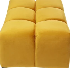 Podnóżek Belami Velvet 105x70 Cm Bursztynowy