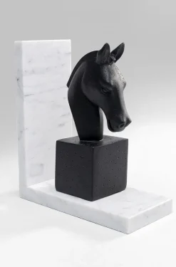 Podpórki Na Książki Horse 36x21 Cm Czarno-białe