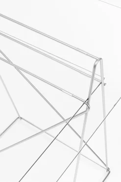 Podstawa Biurka Metalowa Srebrna 31x49 Cm