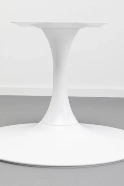 Podstawa Stolika Kawowego Stalowa Biała Ø60 Cm