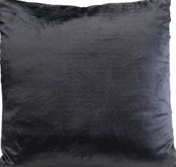 Poduszka Dekoracyjna Czarna Wzór 3-kolorowy 45x45 Cm