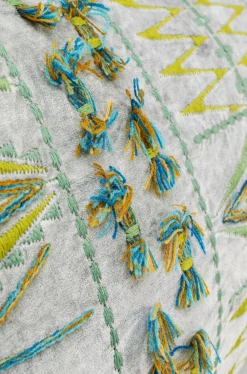 Poduszka Dekoracyjna Desna Patchwork Green 60x35 Cm