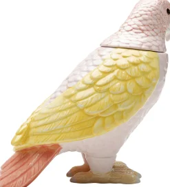 Pojemnik Dekoracyjny Ceramiczny Kolorowa Papuga 21x23 Cm