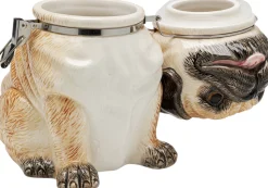 Pojemnik Dekoracyjny Pies Mops 24x18 Cm