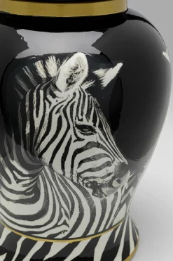 Pojemnik Dekoracyjny Z Porcelany Zebra Ø20x38 Cm