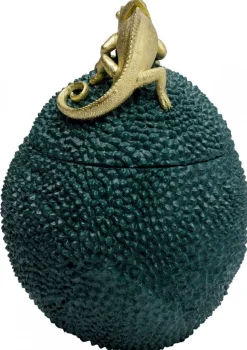 Pudełko Na Biżuterię Lub Kosmetyki Chameleon 34 Cm Zielono-złote