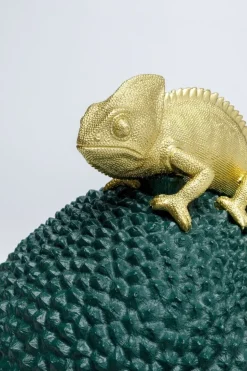 Pudełko Na Biżuterię Lub Kosmetyki Chameleon 34 Cm Zielono-złote