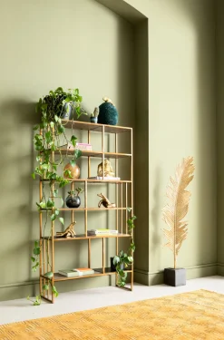 Pudełko Na Biżuterię Lub Kosmetyki Chameleon 34 Cm Zielono-złote