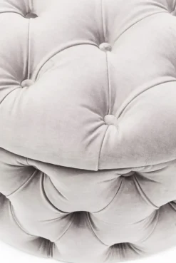 Pufa Desire Ø73x47 Cm Szara