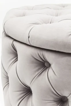 Pufa Desire Ø73x47 Cm Szara
