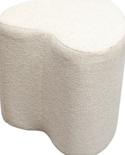 Pufa Kremowa W Kształcie Serca 34x36 Cm