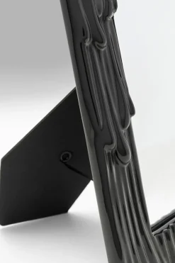 Ramka Na Zdjęcia Nowoczesna Czarno-złota Ceramiczna 19x29 Cm