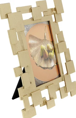 Ramka Na Zdjęcia Złota Aluminium 25x30 Cm