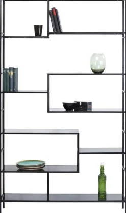 Regał Loft 115x195 Cm Czarny
