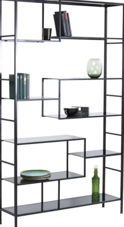 Regał Loft 115x195 Cm Czarny