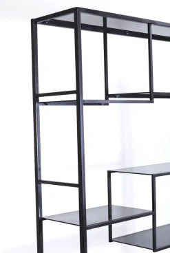 Regał Loft 115x195 Cm Czarny