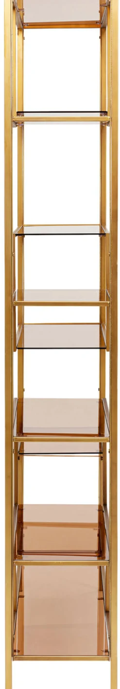 Regał Loft 115x195 Cm Złoty