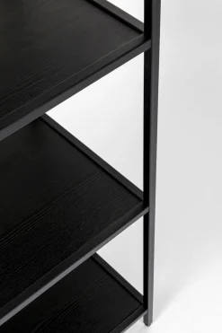 Regał Loftie 77x185 Cm Czarny