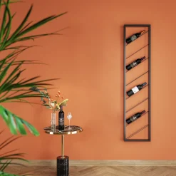 Regał Na Wino Bistro 36x160 Cm Czarny