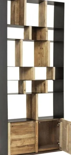 Regał Storm 100x234 Cm Drewniano-metaliczny
