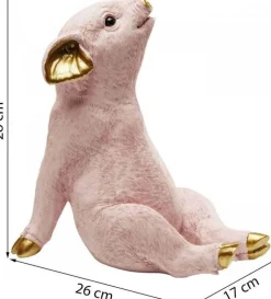 Skarbonka Chillax Pig 17x28 Cm Jasnoróżowa