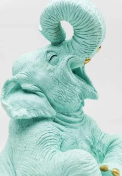 Skarbonka Happy Elephant 24x39 Cm Jasnoniebieska