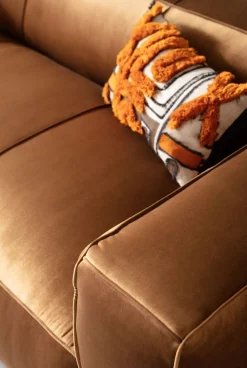 Sofa Cubetto 220 Cm Brązowa