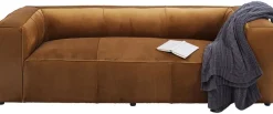 Sofa Cubetto 220 Cm Brązowa