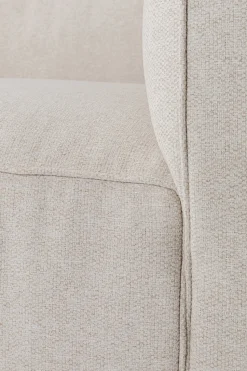 Sofa Cubetto Cord 3 Os. 220 Cm Kremowa
