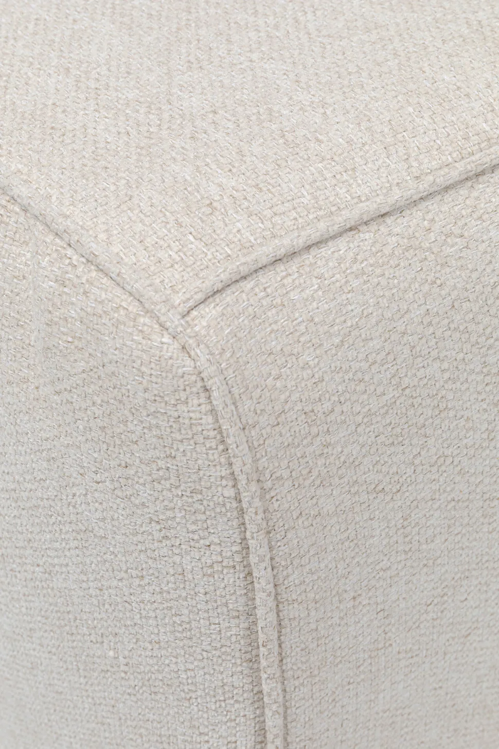 Sofa Cubetto Cord 3 Os. 220 Cm Kremowa