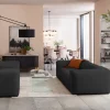 Sofa Cubetto Cord 3 Os. 220 Cm Ciemnoszara