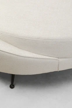 Sofa Duża Do Salonu Offwhite Nogi Czarne Stalowe 270 Cm