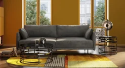 Sofa Edna 3-os. 245 Cm Szara