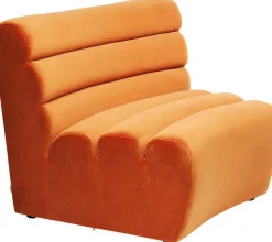 Sofa Element Wave 83x109 Cm Pomarańczowa