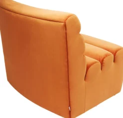 Sofa Element Wave 83x109 Cm Pomarańczowa