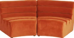 Sofa Element Wave 83x109 Cm Pomarańczowa